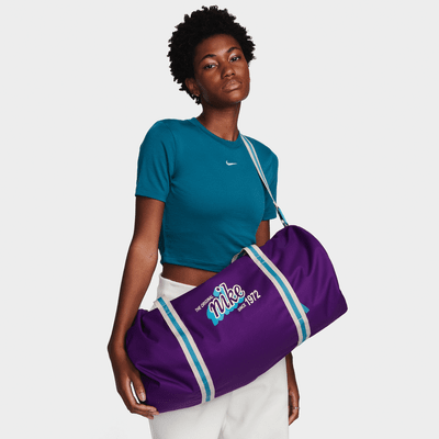 Purple nike gym bag on sale